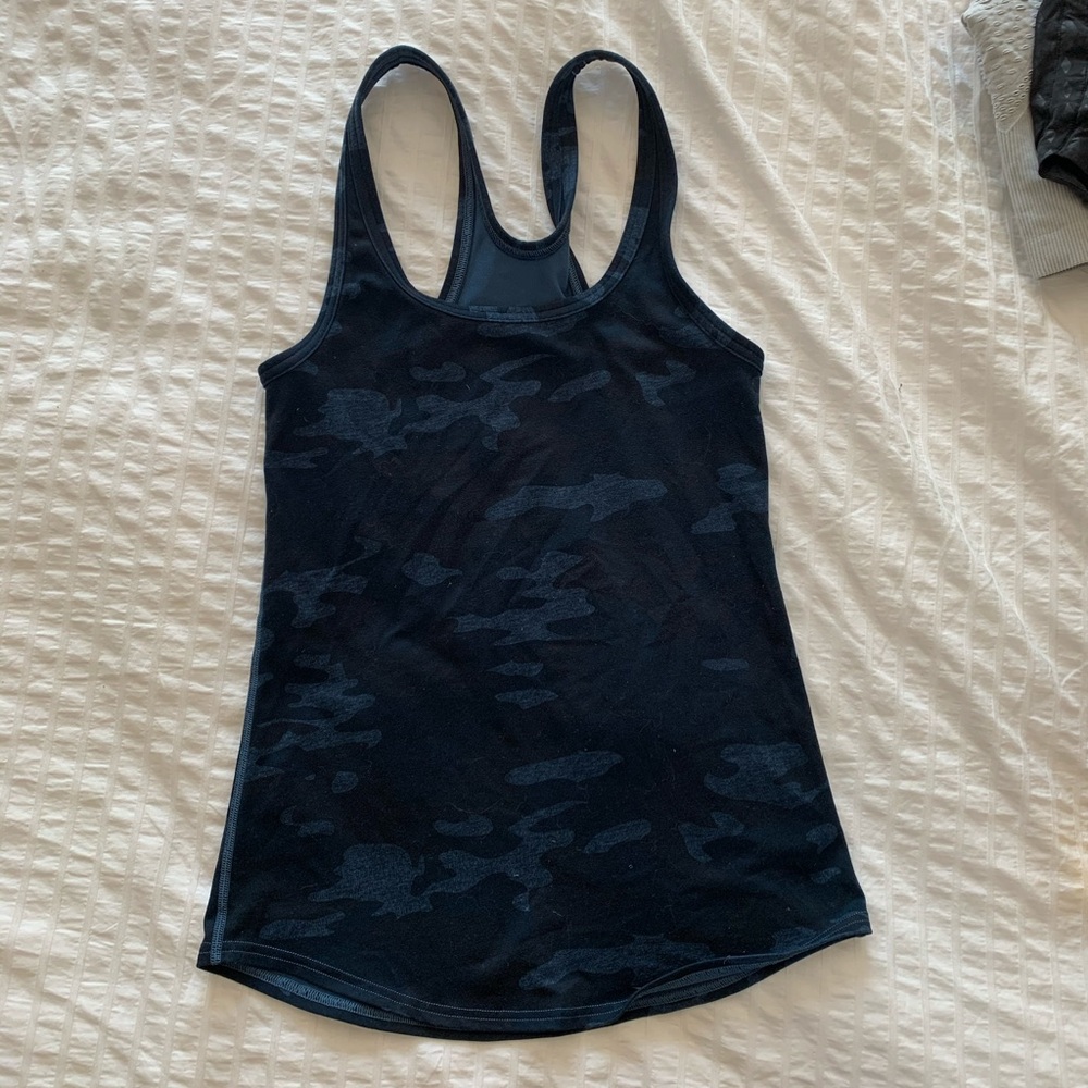 Lululemon Blue Camo Tank